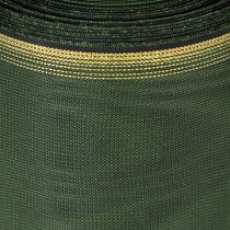 Article Ruban moiré vert foncé élégant, 125 mm, bordé de perles dorées, ruban de deuil, décoration de mariage, ruban à nœud