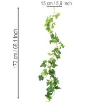 Article Guirlande de Lierre Artificiel 173 cm Vert pour Décoration Intérieure