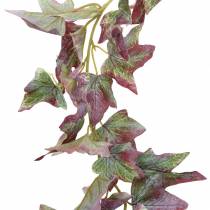 Guirlande de lierre vert, bordeaux 182,5 cm