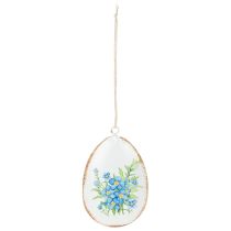Article Œufs de Pâques décorés de fleurs printanières, parfaits pour les bouquets de Pâques ou les fenêtres, 8 cm, lot de 8.