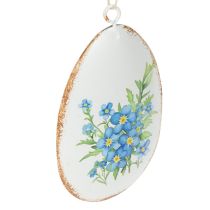 Article Œufs de Pâques décorés de fleurs printanières, parfaits pour les bouquets de Pâques ou les fenêtres, 8 cm, lot de 8.