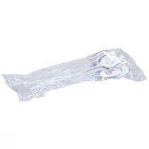 Article Œufs en métal avec lapins de Pâques sur piquet 5×7cm 8pcs