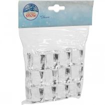Article Glaçons artificiels glace décorative transparent 2,5×3×2,5cm 12 pcs