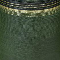 Article Ruban élégant en moire, 175 mm, vert foncé avec bordure perlée et tissage taffetas pour les occasions festives