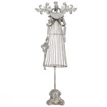 Article Décoration de table vintage en métal ange sur socle H67cm