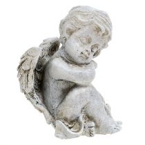 Article Ange assis gris 11cm 4 pcs