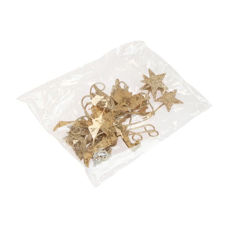 Article Pendentif ange étoile décoration de Noël à suspendre H28cm 3 pièces