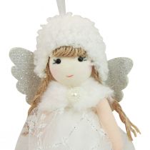 Article Décoration d&#39;ange décoration de sapin de Noël figurine de Noël tulle H11cm 1 pièce
