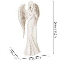 Article Figurine Ange en Prière 36 cm pour Décoration Intérieure