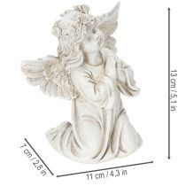 Article Figurines d’anges en prière 13 cm – Lot de 2