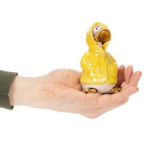 Article Figurines de canards en imperméable Céramique, idéales pour décorer balcon et jardin 11cm Lot de 4