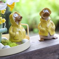 Article Figurines de canards en imperméable Céramique, idéales pour décorer balcon et jardin 11cm Lot de 4