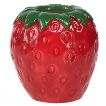 Vase décoratif fraise pot de fleur en céramique Ø8,5cm H8,5cm
