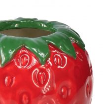 Article Vase décoratif fraise pot de fleur en céramique Ø8,5cm H8,5cm
