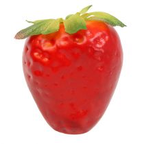 Article Fraises artificielles rouges décoratives 5 cm, 12 pièces