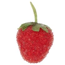 Article Décoration fraises artificielles rouges 4 cm - Lot de 24