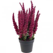 Erika violet bruyère genêt bruyère plante artificielle H26cm
