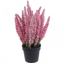 Plante artificielle bruyère genêt bruyère rose Erika H26cm