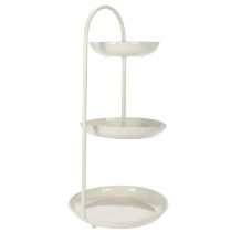 Article Décoration de table à trois niveaux, idéale pour les salons, les occasions spéciales et les mariages, 55 cm