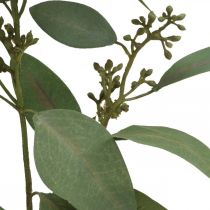 Branche d&#39;eucalyptus artificielle avec bourgeons déco branche 60cm