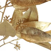 Article Eucalyptus Lancettes Artificielles Branche d&#39;Eucalyptus Or 95cm