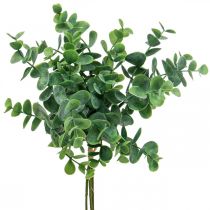 Eucalyptus artificiel branches d&#39;eucalyptus plantes artificielles 38cm 3pcs