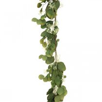 Guirlande artificielle eucalyptus aux chardons déco automne 150cm