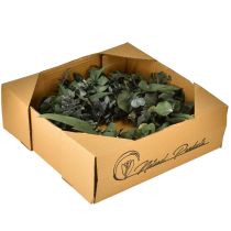 Article Couronne d'eucalyptus naturel Ø35cm, décoration parfumée préservée