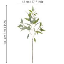 Article Branche d’eucalyptus artificielle verte nature 100 cm