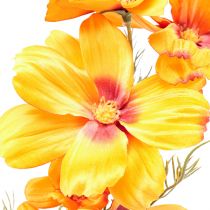 Cosmea Kosmee panier à bijoux fleur artificielle orange 75cm