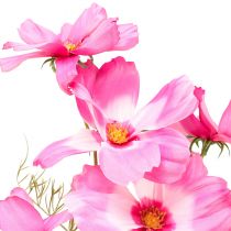 Article Cosmea Kosmee panier à bijoux fleur artificielle rose 75cm