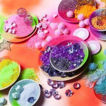 Article Sable coloré 0,5mm jaune 2kg