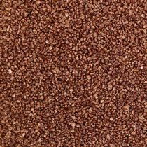 Sable coloré cuivre décoratif brun sable Ø0.5mm 2kg