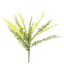 Article Branche de fougère artificielle en plastique vert 45 cm pour décoration intérieure