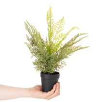 Article Plante artificielle fougère en pot 40 cm pour décoration intérieure