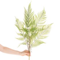 Article Branche de fougère artificielle 80 cm en plastique vert pour décor intérieur