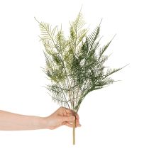 Article Branche de fougère artificielle 56 cm décorative verte en plastique