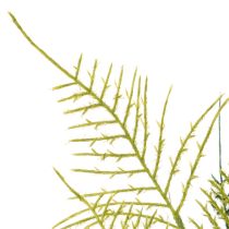 Article Branche de fougère artificielle 56 cm décorative verte en plastique