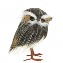 Chouette à décorer, automne, oiseau décoratif, décoration forêt H21cm