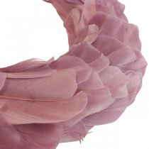 Couronne de printemps couronne vieux rose pour couronne de porte suspendue Ø20cm 3pcs