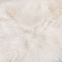 Article Bande en fourrure synthétique blanche 10 mm x 1,4 m lot de 3