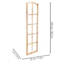 Article Cadre fenêtre en bois 100 cm pour décoration murale