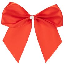 Article Lot de 25 nœuds décoratifs rouges prêts à l'emploi 11 cm