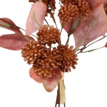 Article Fat Hen Rouge Sedum Stonecrop Fleurs Artificielles 41cm 3pcs