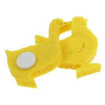 Article Canard en feutre, poulet autocollant jaune 96 pcs