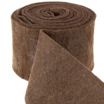 Article Ruban en feutre de laine marron, 15 cm x 5 m, pour la décoration et les loisirs créatifs