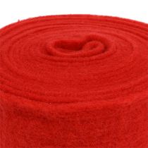 Article Ruban de feutrine 15cm x 5m rouge