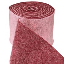 Article Ruban feutre ruban décoratif baies roses feutre de laine bicolore 15cm 5m