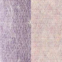 Article Ruban de feutre Franzi ruban de feutre de laine violet bicolore 15cm 4m