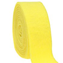 Article Ruban feutre ruban décoratif jaune feutre 7,5cm 5m